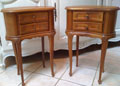 pair of cherrywood bedside tables